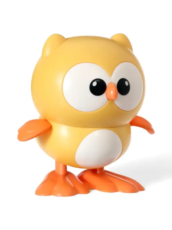 Игрушка заводная "Сова", цвет жёлтый