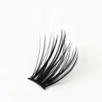 Набор накладных ресниц &laquo;Аниме&raquo;, пучки, 10, 12, 14 мм, чёрные
