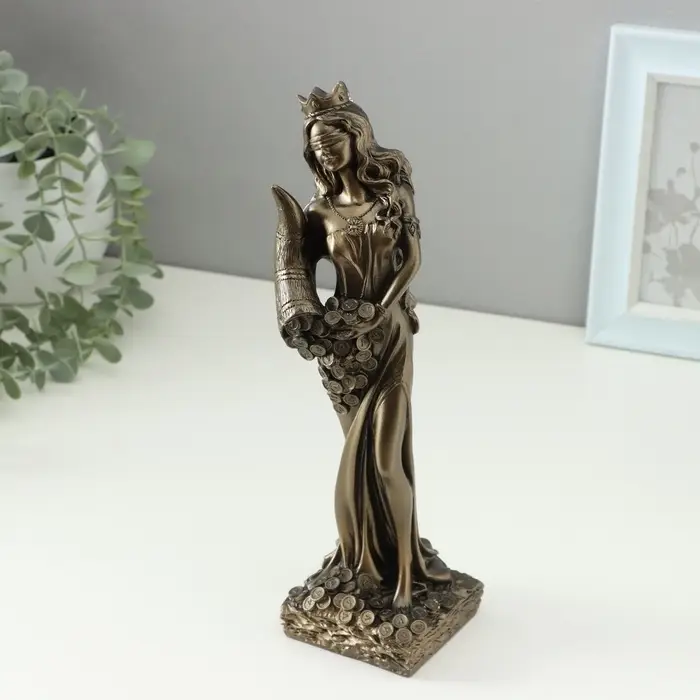 Фигура гипс &laquo;Фортуна&raquo;, под бронзу, 30 см