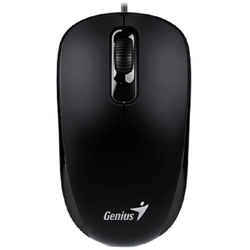 Мышь компьютерная Genius DX-110, USB, оптическая, 1000 DPI 1.5m, черный