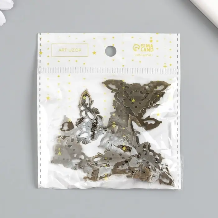 Уголок декоративный Уголок декоративный "Королевский" 3,5х3,5 см С-410