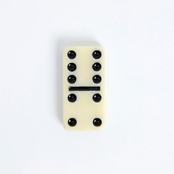 Домино Домино "Форкас", 9 х 15 см, костяшка 4 х 2 см, синее