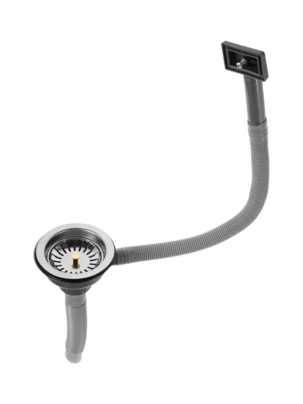 Мойка кухонная ZEIN, врезная, толщина 0.6 мм, 49*49*17 см, 3 1/2&rsquo;&rsquo;, с сифоном, круглая