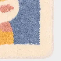 Коврик Доляна &laquo;Корги&raquo;, 40&times;60 см, микрофибра, синий