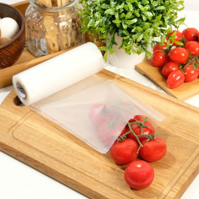 Пакеты для вакууматора, рифленые, в рулоне, 15 x 500 см Пакеты для вакууматора, рифленые, в рулоне, 15 x 500 см