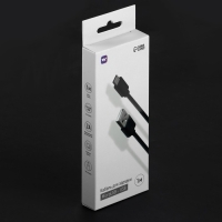 Кабель Windigo, microUSB - USB, 2 А, зарядка + передача данных, TPE оплетка, 1 м, черный