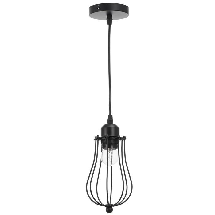 Светильник BayerLux 2403171/1 E27 40Вт черный 11х11х122 см Светильник BayerLux 2403171/1 E27 40Вт черный 11х11х122 см