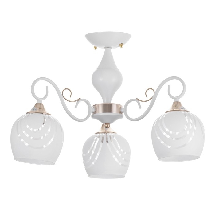 Люстра Люстра "Люси" 3х60Вт Е27 Античная бронза 60х60х29см