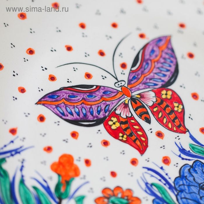 Ляган «Лето» в форме листка, 41 см Ляган «Лето» в форме листка, 41 см