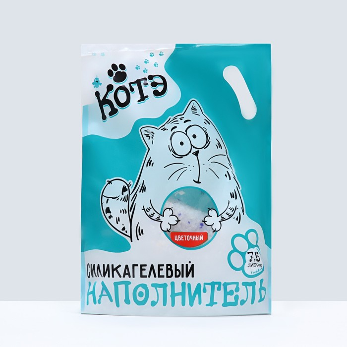 Наполнитель силикагелевый Наполнитель силикагелевый "КОТЭ" цветочный, 7,5 л