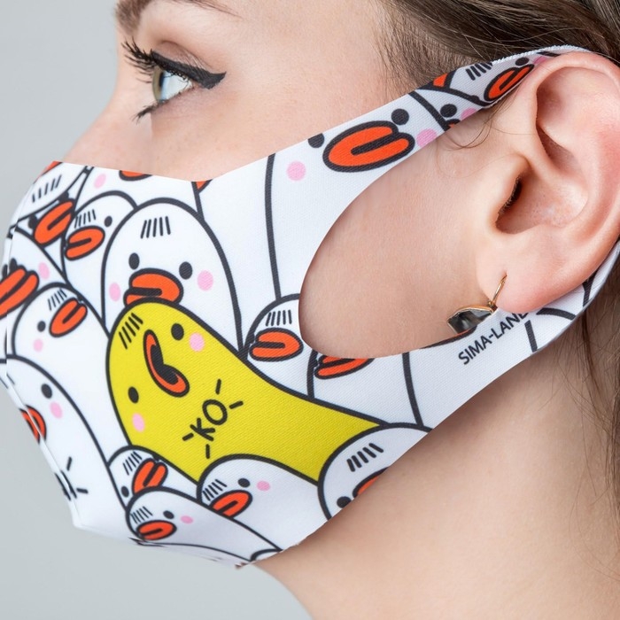 Маска из неопрена многоразовая,  Маска из неопрена многоразовая, "Gussi"