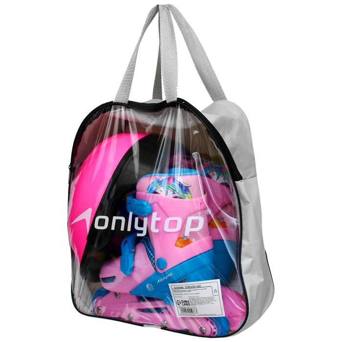 Набор: ролики раздвижные ONLYTOP, защита, р. 30-33 Набор: ролики раздвижные ONLYTOP, защита, р. 30-33