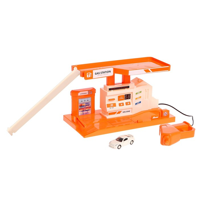 Парковка «Заправочная станция», с дисплеем, свет и звук Парковка «Заправочная станция», с дисплеем, свет и звук