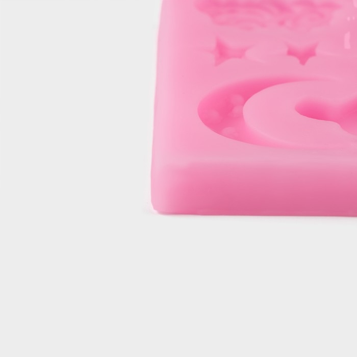 Молд «Ночь», силикон, 8,3×8,7 см, цвет МИКС Молд «Ночь», силикон, 8,3×8,7 см, цвет МИКС