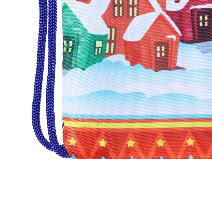 Новый год. Сумка под сладости 290 x 340 мм Новый год. Сумка под сладости 290 x 340 мм "Новогодний пейзаж" (мягкий полиэстер плотностью 210D)