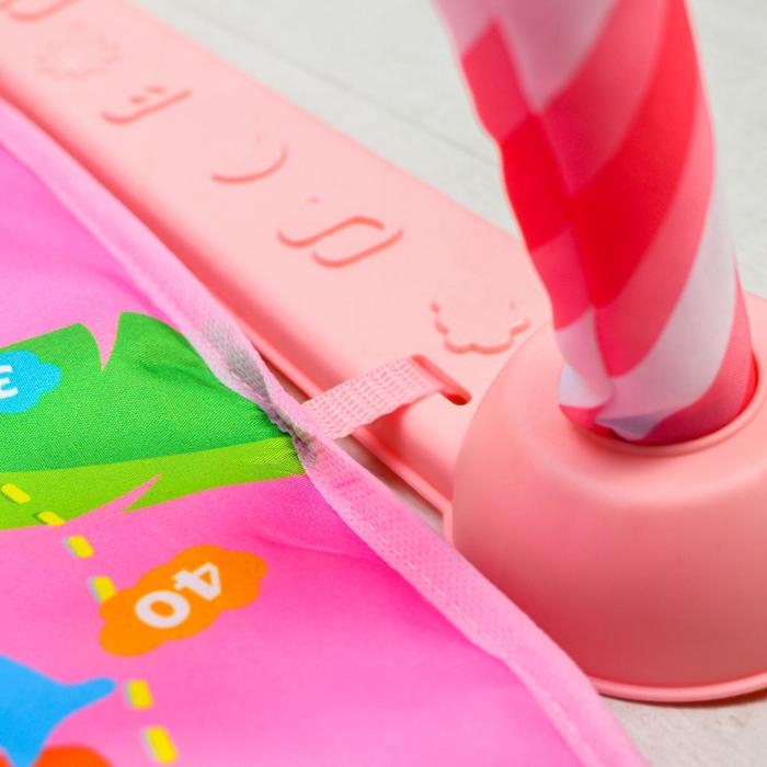 Развивающий коврик «Жирафик», с пианино, розовый Развивающий коврик «Жирафик», с пианино, розовый