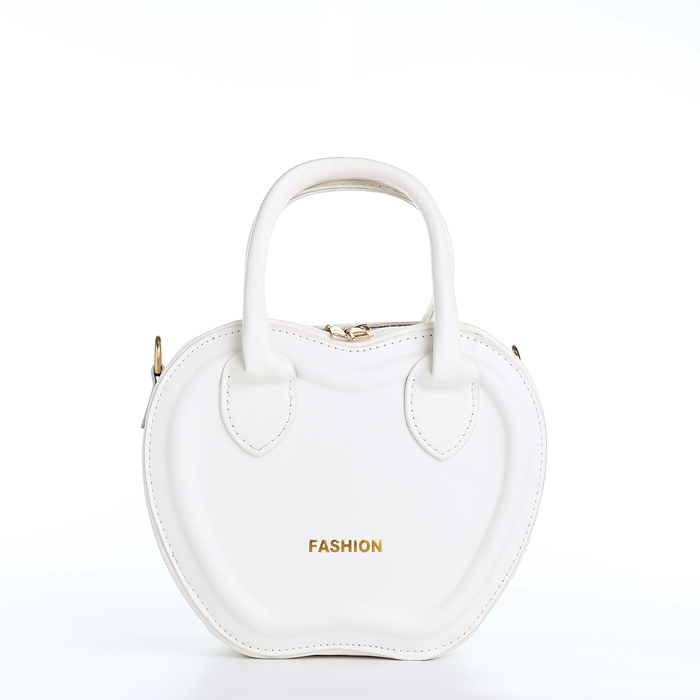 Сумка женская кросс-боди на молнии, цвет белый Сумка женская кросс-боди на молнии, цвет белый