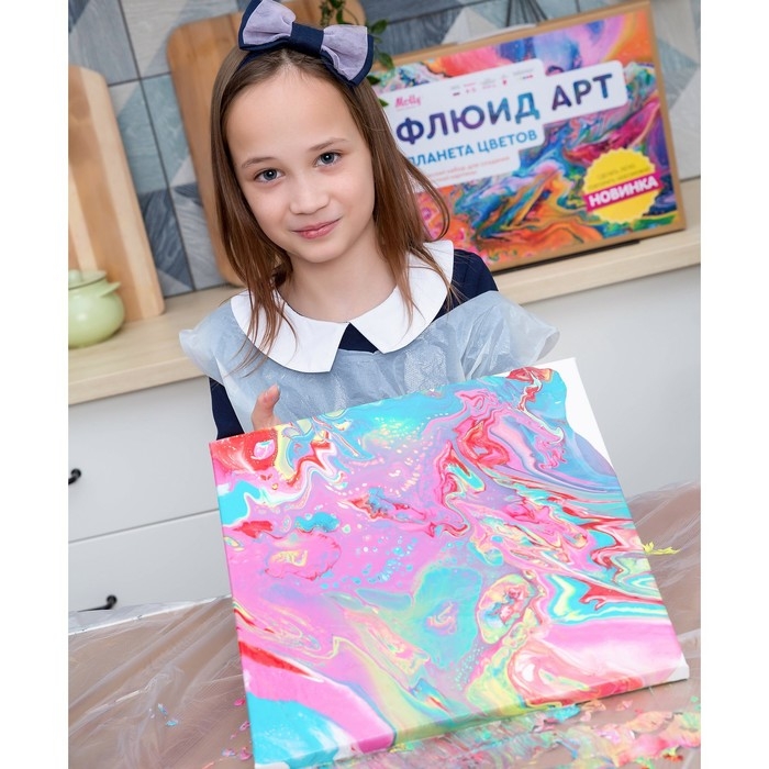 Набор «Флюид Арт» «Планета цветов» Набор «Флюид Арт» «Планета цветов»