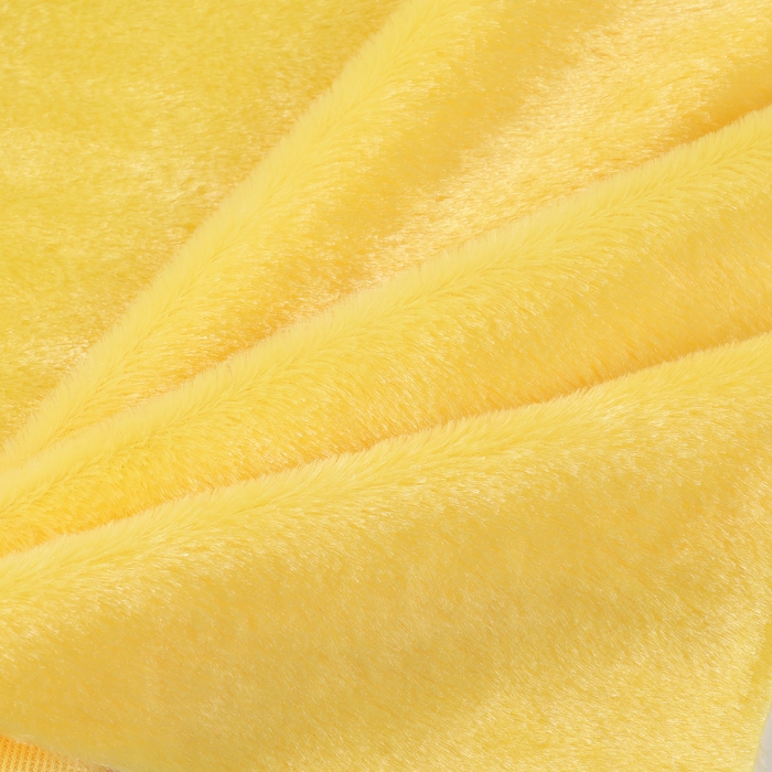 Лоскут для рукоделия мех искусственный, набор 2 вида 40х40 см, красный, жёлтый Лоскут для рукоделия мех искусственный, набор 2 вида 40х40 см, красный, жёлтый