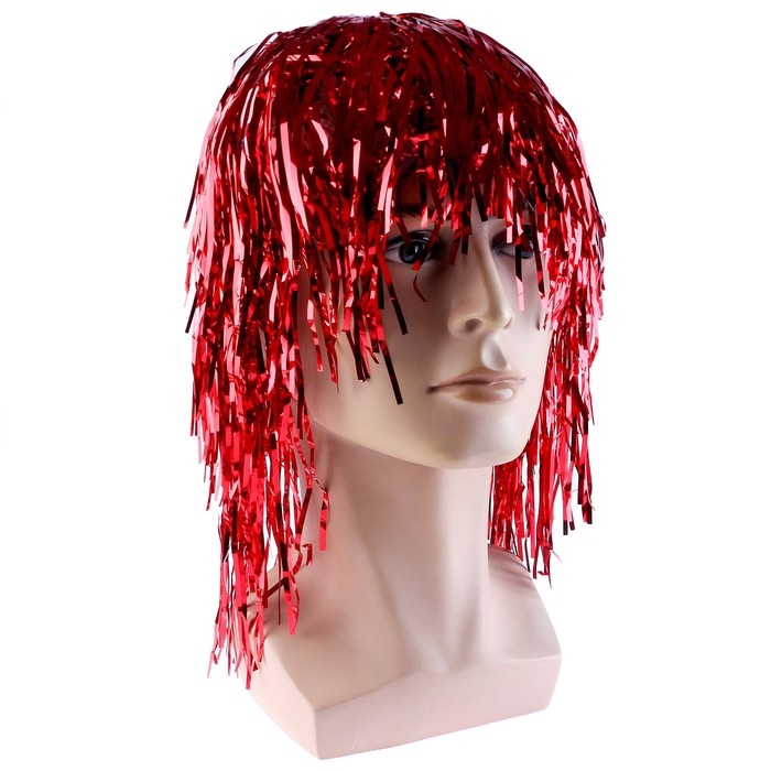 Карнавальный парик «Дождь», 45 см, цвета МИКС Карнавальный парик «Дождь», 45 см, цвета МИКС