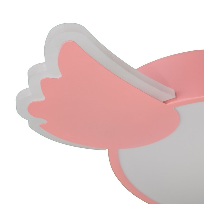 Люстра с ПДУ Люстра с ПДУ "Сердце ангела" LED 90Вт 3000-6000К розовый 61х43х5,5 см BayerLux