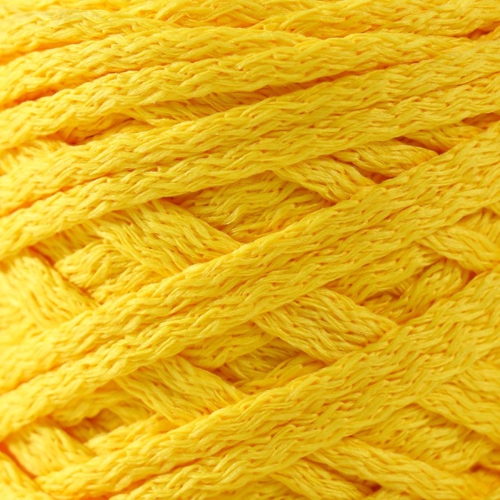 Шнур полиэфирный без сердечника 5 мм 100м/210г (+/- 5%) лимонный-104 Шнур полиэфирный без сердечника 5 мм 100м/210г (+/- 5%) лимонный-104