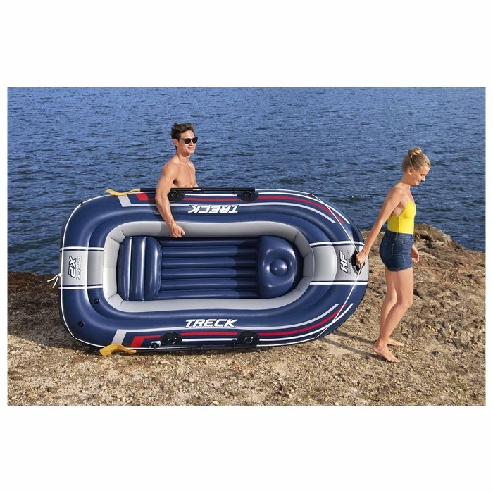 Лодка Treck X2, 2-местная, 255 х 127 х 36 см, вёсла 124 см, насос, до 225 кг, 61068 Bestway Лодка Treck X2, 2-местная, 255 х 127 х 36 см, вёсла 124 см, насос, до 225 кг, 61068 Bestway
