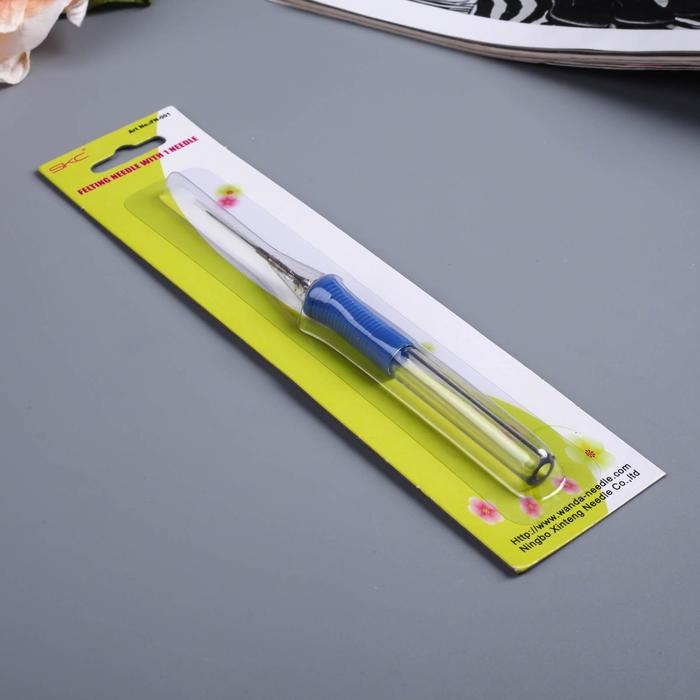 Игла для валяния 13,6х0,8 см., 20,8х5х0,1 см Игла для валяния 13,6х0,8 см., 20,8х5х0,1 см