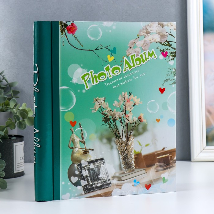 Фотоальбом магнитный на 20 листов Фотоальбом магнитный на 20 листов "Ароматный чай" МИКС 24х28,5х2 см