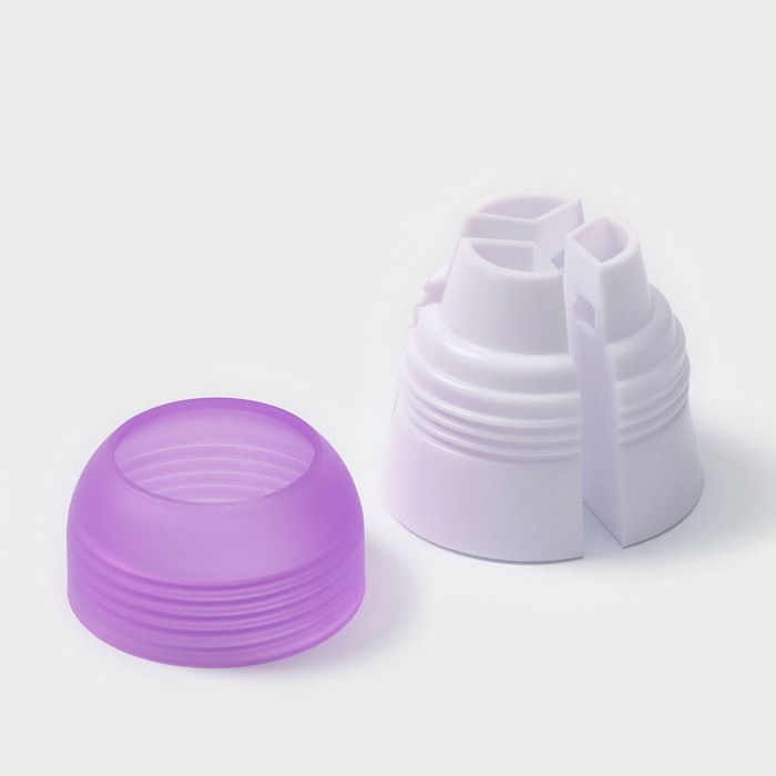 Набор кондитерский Доляна, 9 предметов: мешок 32 см, 7 насадок (d=3 см), адаптер, насадки МИКС Набор кондитерский Доляна, 9 предметов: мешок 32 см, 7 насадок (d=3 см), адаптер, насадки МИКС