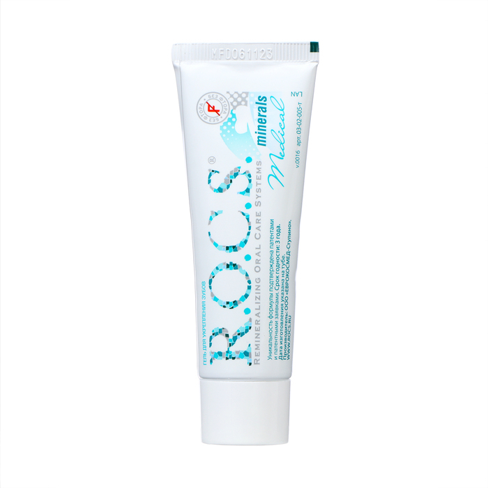 Гель для укрепления зубов R.O.C.S. Medical Minerals реминерализующий, 45 г Гель для укрепления зубов R.O.C.S. Medical Minerals реминерализующий, 45 г