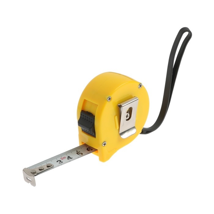 Рулетка ТУНДРА, пластиковый корпус, 2 фиксатора, 3 м х 16 мм Рулетка ТУНДРА, пластиковый корпус, 2 фиксатора, 3 м х 16 мм