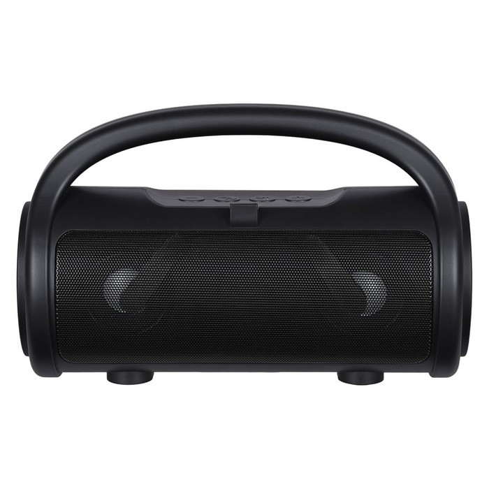 Портативная колонка Boom, 10 Вт, 1200 мАч, BT, FM, подсветка, черная Портативная колонка Boom, 10 Вт, 1200 мАч, BT, FM, подсветка, черная