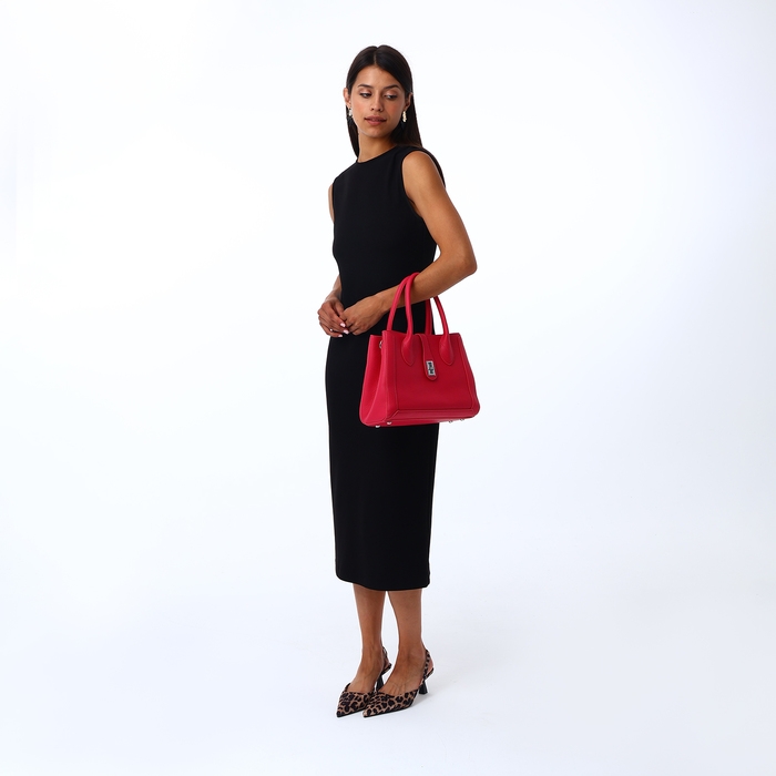 Сумка женская на молнии, TEXTURA, средний размер, цвет розовый Сумка женская на молнии, TEXTURA, средний размер, цвет розовый