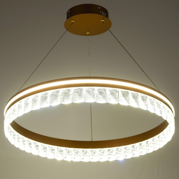 Светильник Светильник "Джес" LED 150Вт золото 58х58х9 см BayerLux