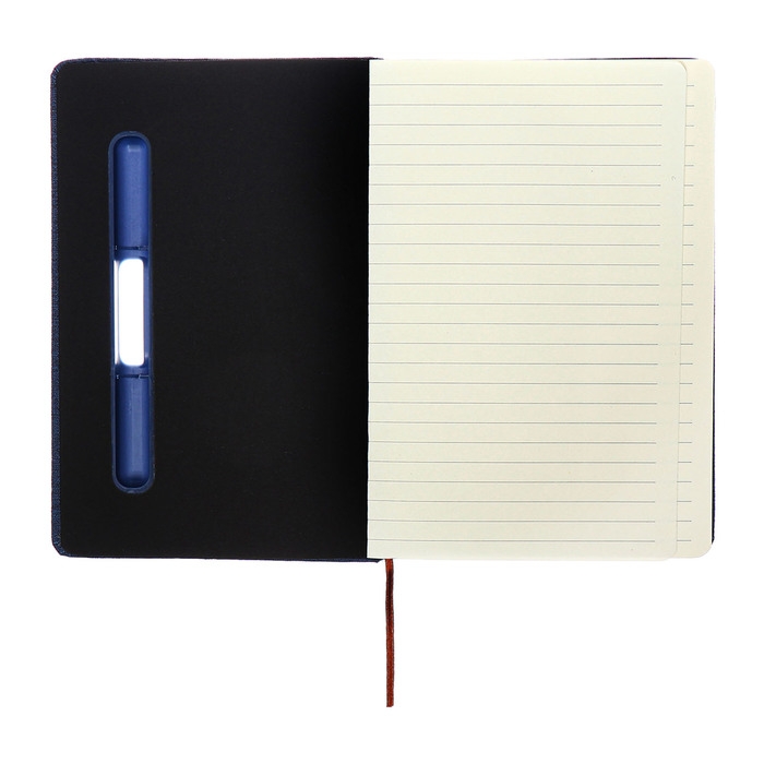 Ежедневник недатированный A5, 96л, лин, держатель для телефона/планшета/ручки, Синий Ежедневник недатированный A5, 96л, лин, держатель для телефона/планшета/ручки, Синий