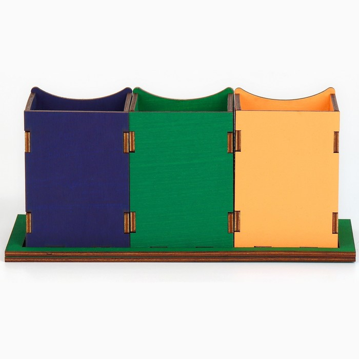 Органайзер для канцелярии тройной, на подставке «Сова», 6,5 х 6,3 х 9,2 см Органайзер для канцелярии тройной, на подставке «Сова», 6,5 х 6,3 х 9,2 см