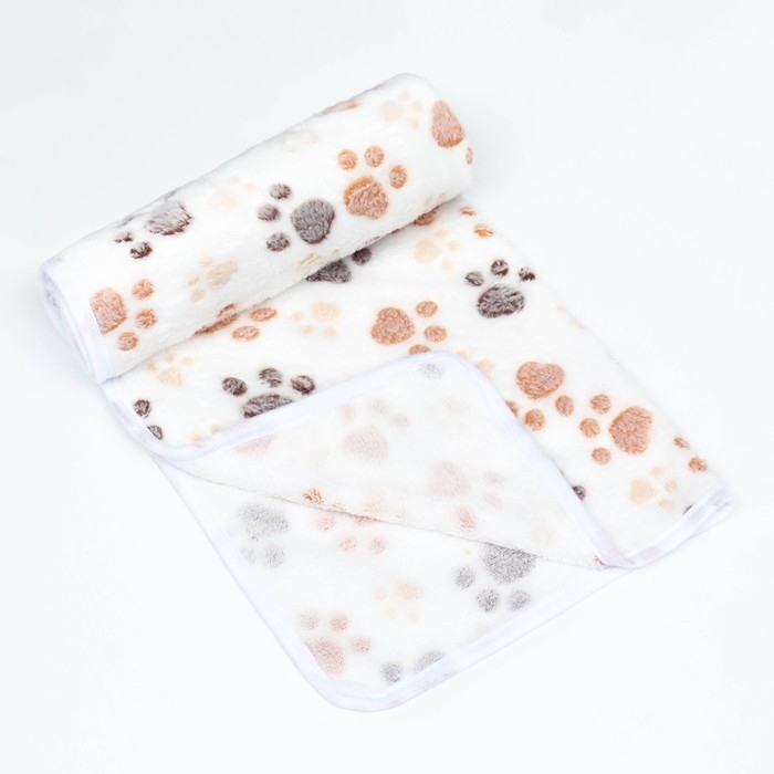 Плед для животных  Плед для животных "С любовью", 76 х 52 см, белый