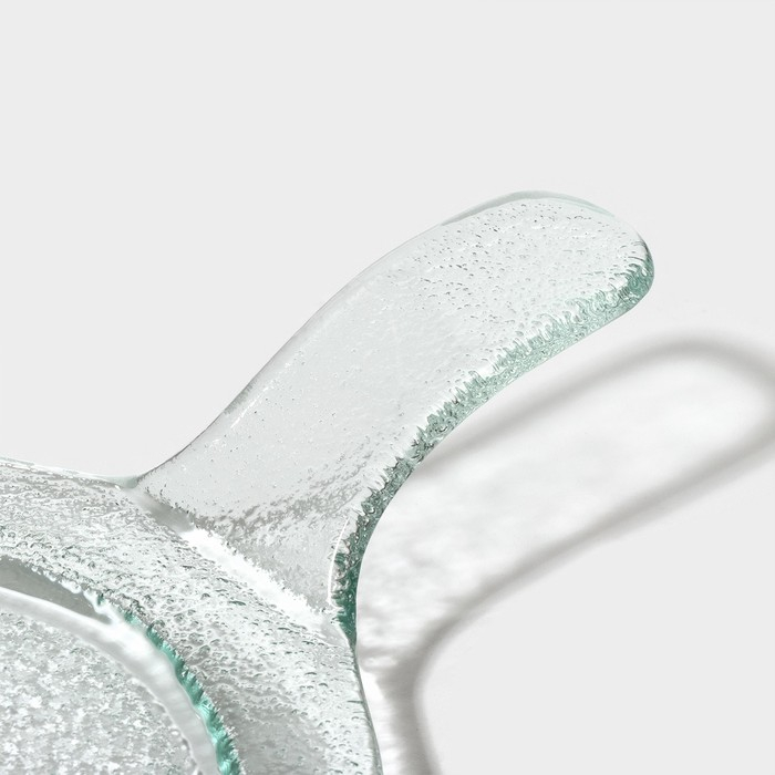 Блюдо стеклянное сервировочное Magistro «Авис», 24,5×16,5×4 см