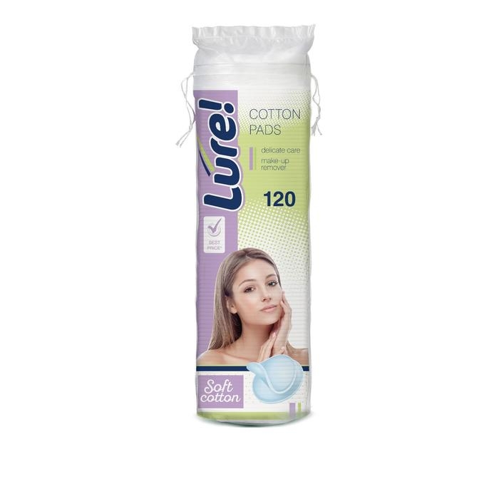 Ватные диски Lure для снятия макияжа и маникюра, 120 шт. Ватные диски Lure для снятия макияжа и маникюра, 120 шт.