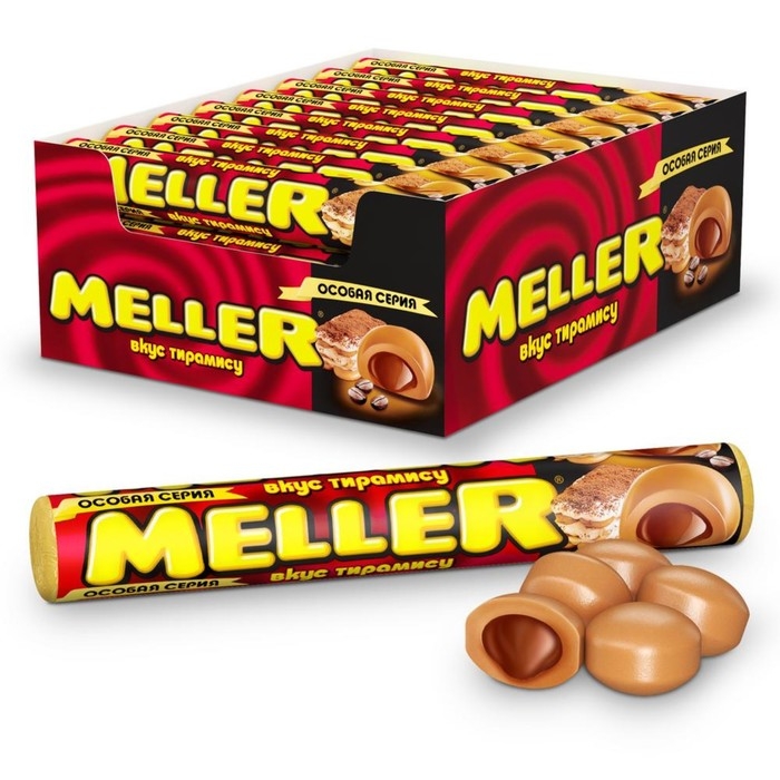 Жевательная конфета Жевательная конфета "МЕЛЛЕР ТИРАМИСУ", 38 г