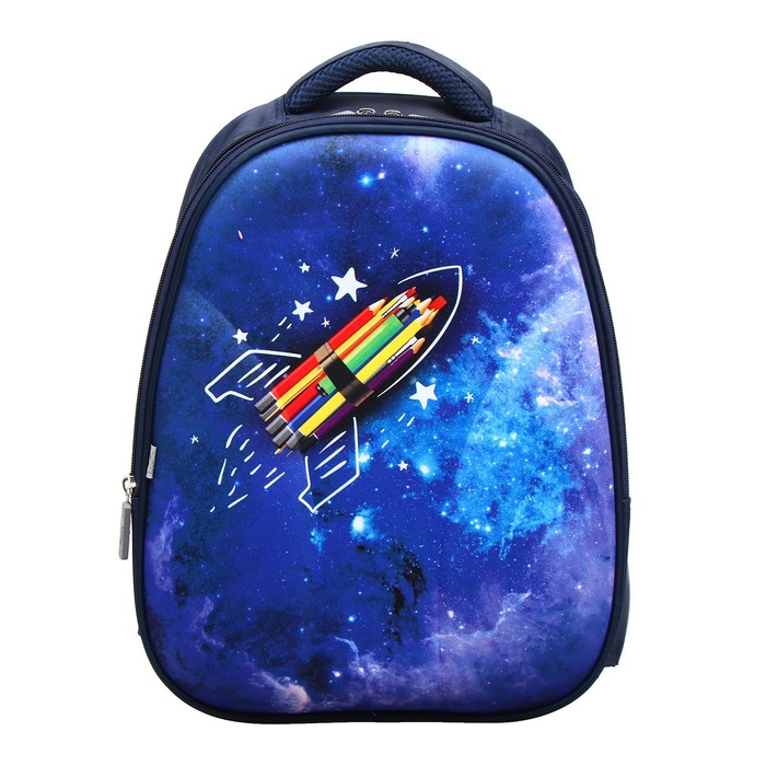 Рюкзак каркасный школьный Calligrata Cosmos, 39 х 30 х 14 см Рюкзак каркасный школьный Calligrata Cosmos, 39 х 30 х 14 см