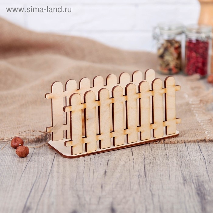 Салфетница  Салфетница "Забор", 16х8 см