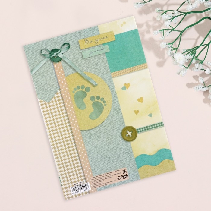 Свидетельство о рождении Свидетельство о рождении "Мишка" тиснение, А5