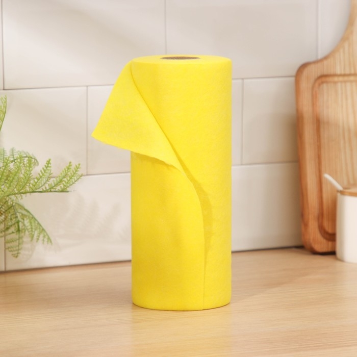 Салфетки универсальные в рулоне Доляна, 25×25 см, 30 шт, вискоза Салфетки универсальные в рулоне Доляна, 25×25 см, 30 шт, вискоза