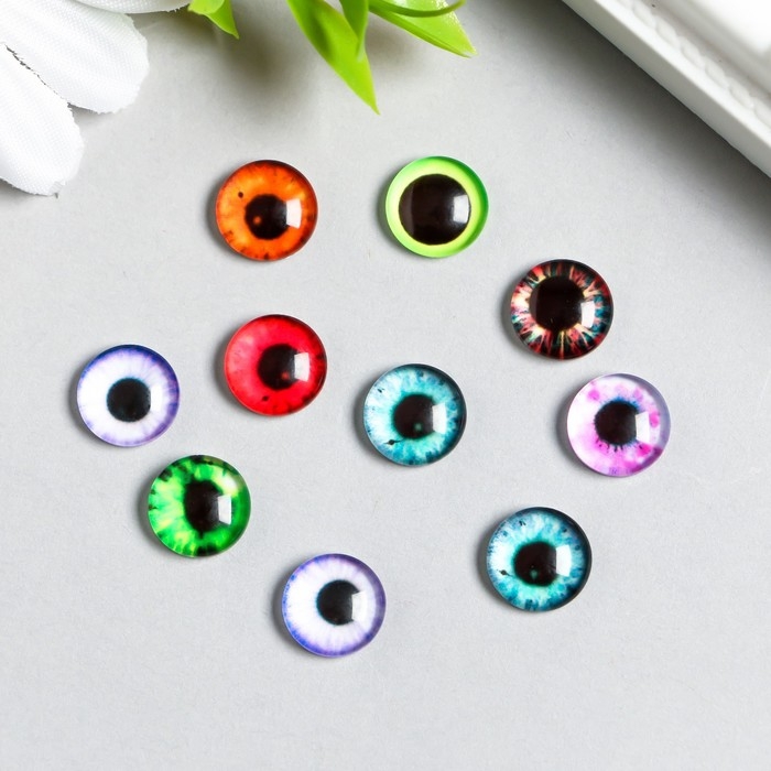 Декор для творчества стекло Декор для творчества стекло "Глаз" набор 10 шт d=1 см
