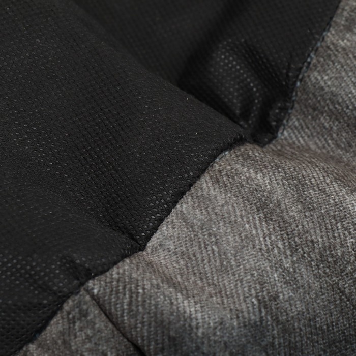 Лежанка-транформер, велюр + иск. мех, 60 х 50 х 15 см, микс Лежанка-транформер, велюр + иск. мех, 60 х 50 х 15 см, микс