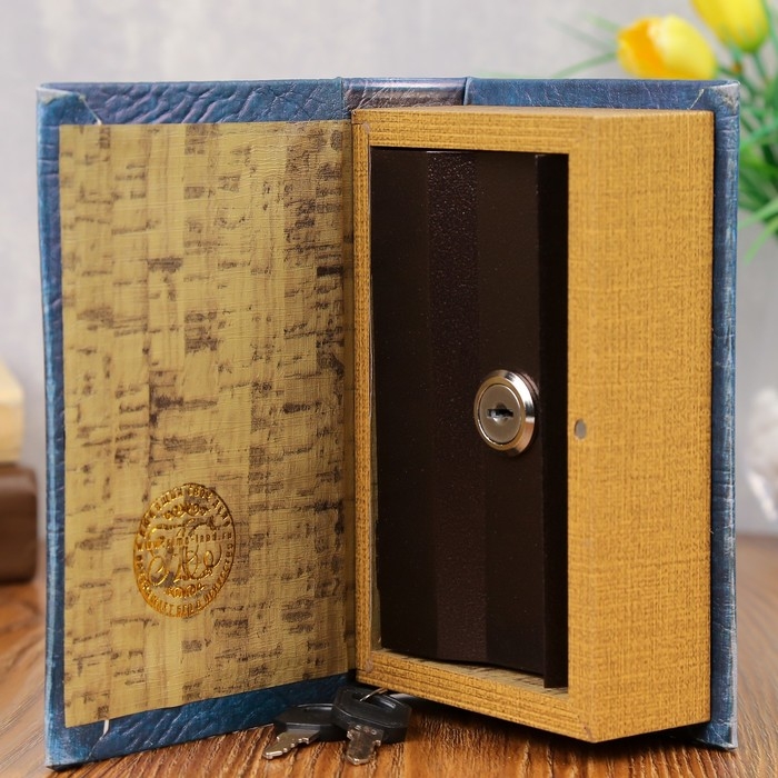 Сейф дерево книга кожа Сейф дерево книга кожа "Мои наполеоновские планы" 17х11х5 см