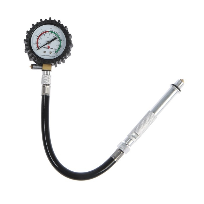 Универсальный компрессометр с гибким шлангом СЕРВИС КЛЮЧ 75556, дизельный/бензиновый Универсальный компрессометр с гибким шлангом СЕРВИС КЛЮЧ 75556, дизельный/бензиновый