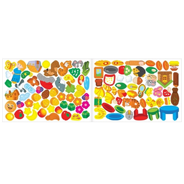 100 наклеек «По страницам любимых сказок», 16 стр. 100 наклеек «По страницам любимых сказок», 16 стр.